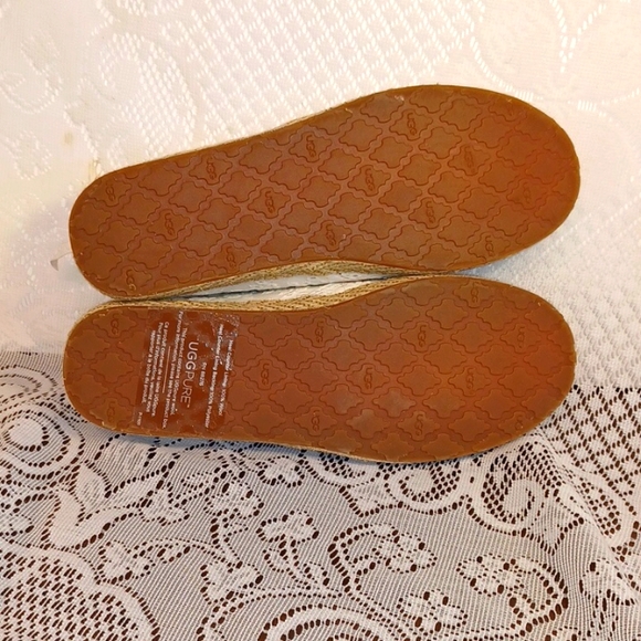 NEW! Ugg sz 2 White K Tassy Eyelet Shoes - Picture 10 of 10